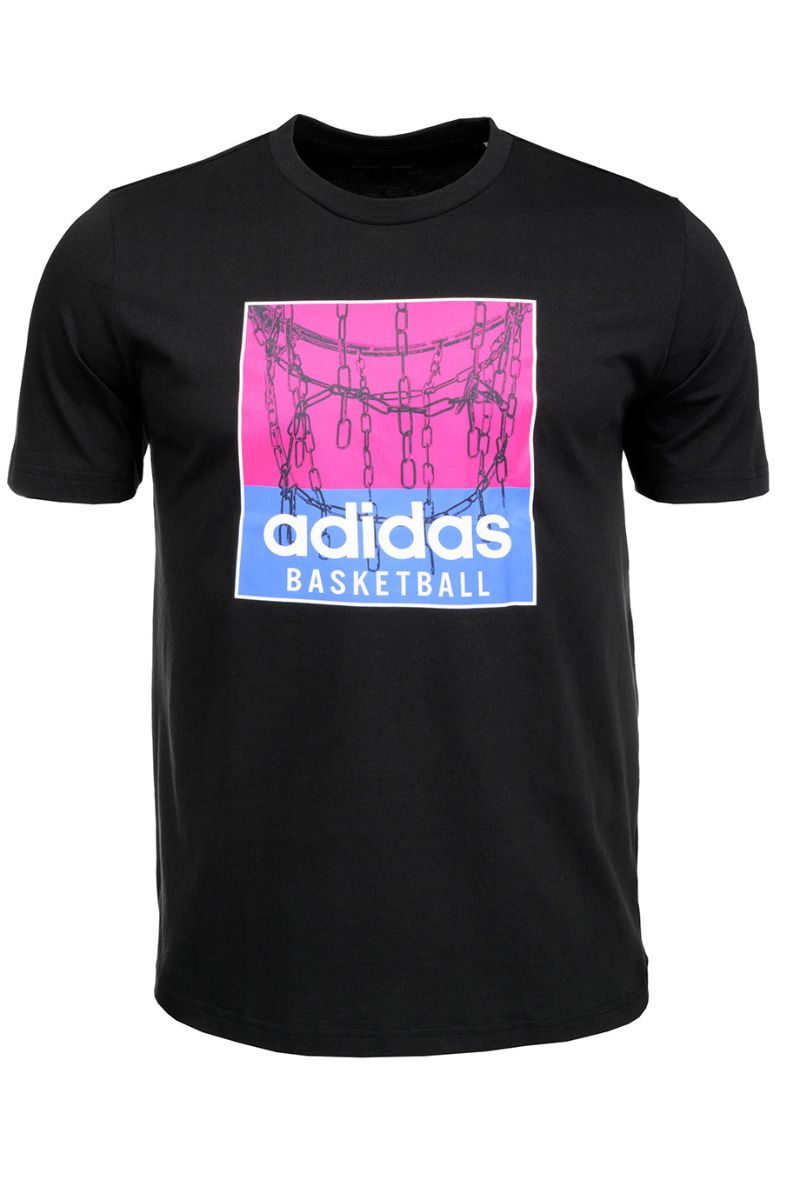 adidas Pánské tričko Chain Net Basketball Graphic Tee IC1862