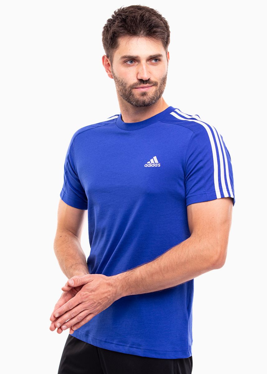 adidas Pánské tričko Essentials Single Jersey 3-Stripes Tee IC9338