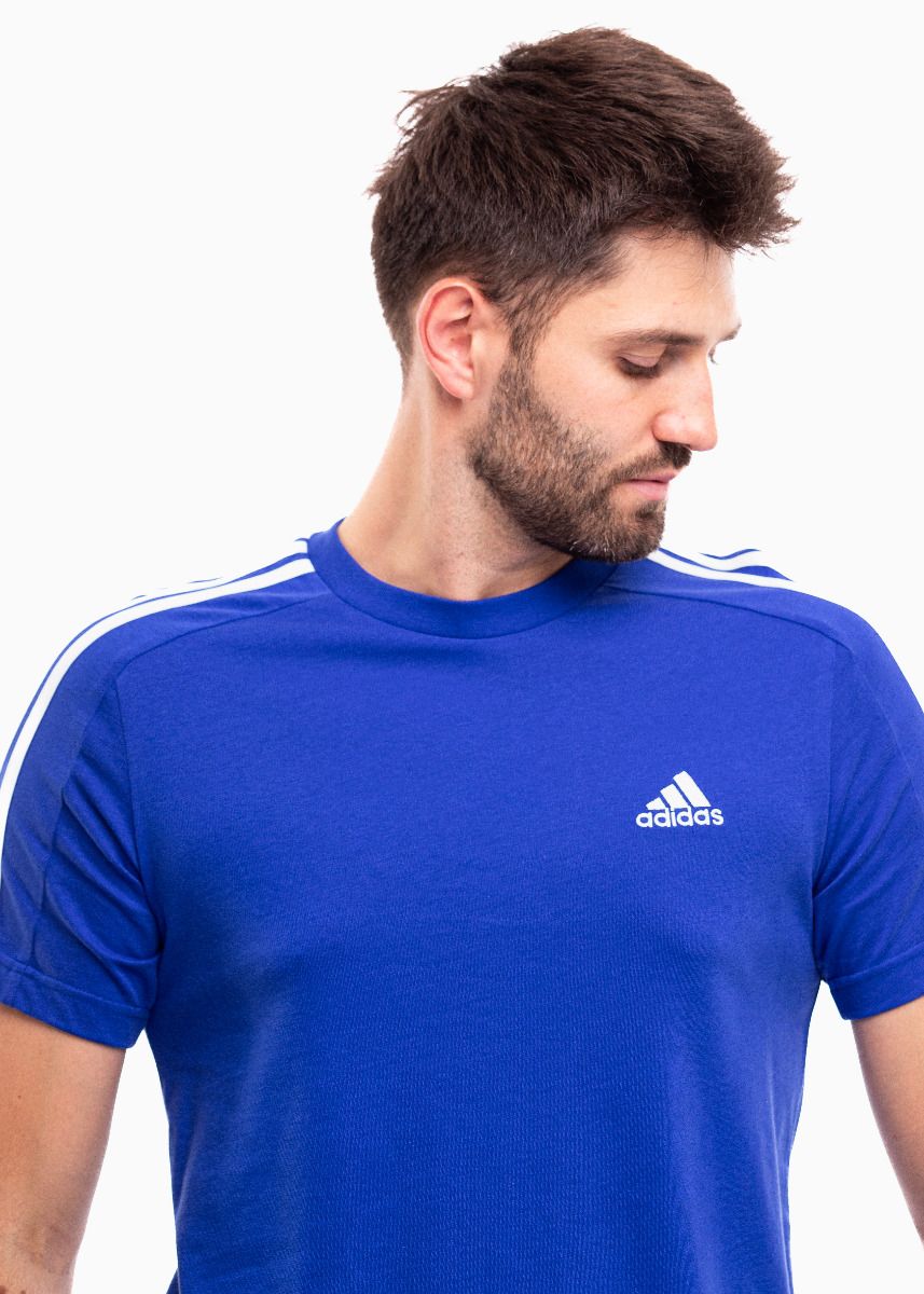 adidas Pánské tričko Essentials Single Jersey 3-Stripes Tee IC9338