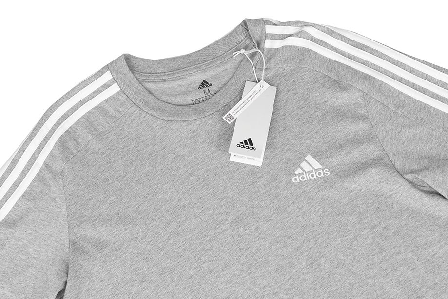 adidas Pánské tričko Essentials Single Jersey 3-Stripes Tee IC9337