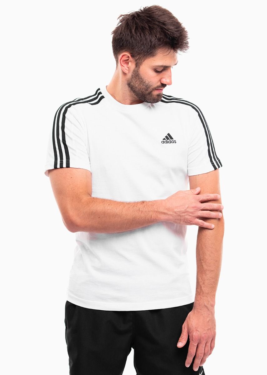 adidas Pánské tričko Essentials Single Jersey 3-Stripes Tee IC9336