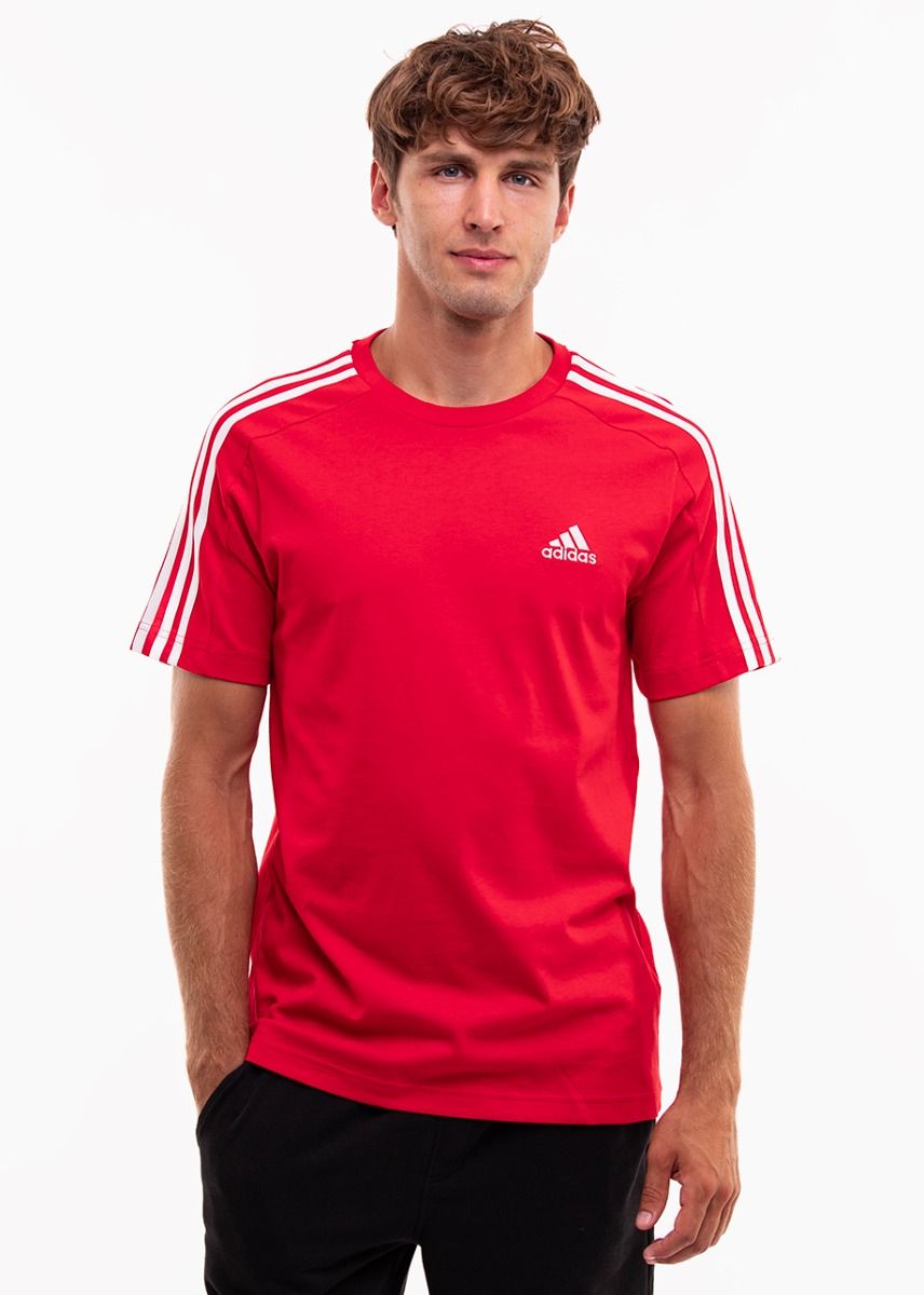 adidas Pánské tričko Essentials Single Jersey 3-Stripes Tee IC9339