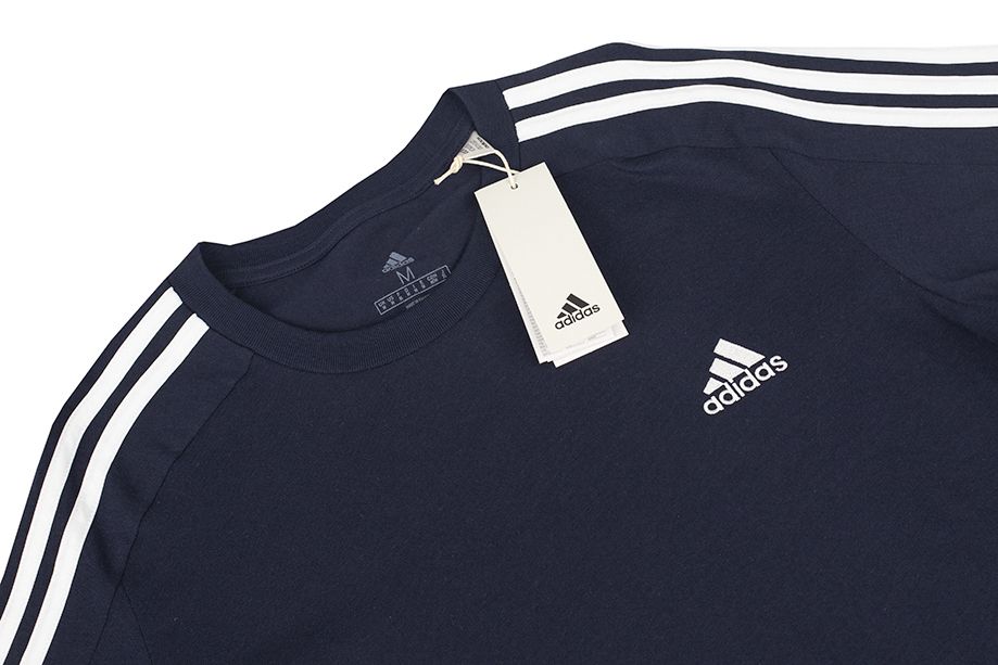 adidas Pánské tričko Essentials Single Jersey 3-Stripes Tee IC9335