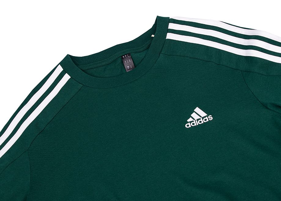 adidas Pánské tričko Essentials Single Jersey 3-Stripes Tee IS1333