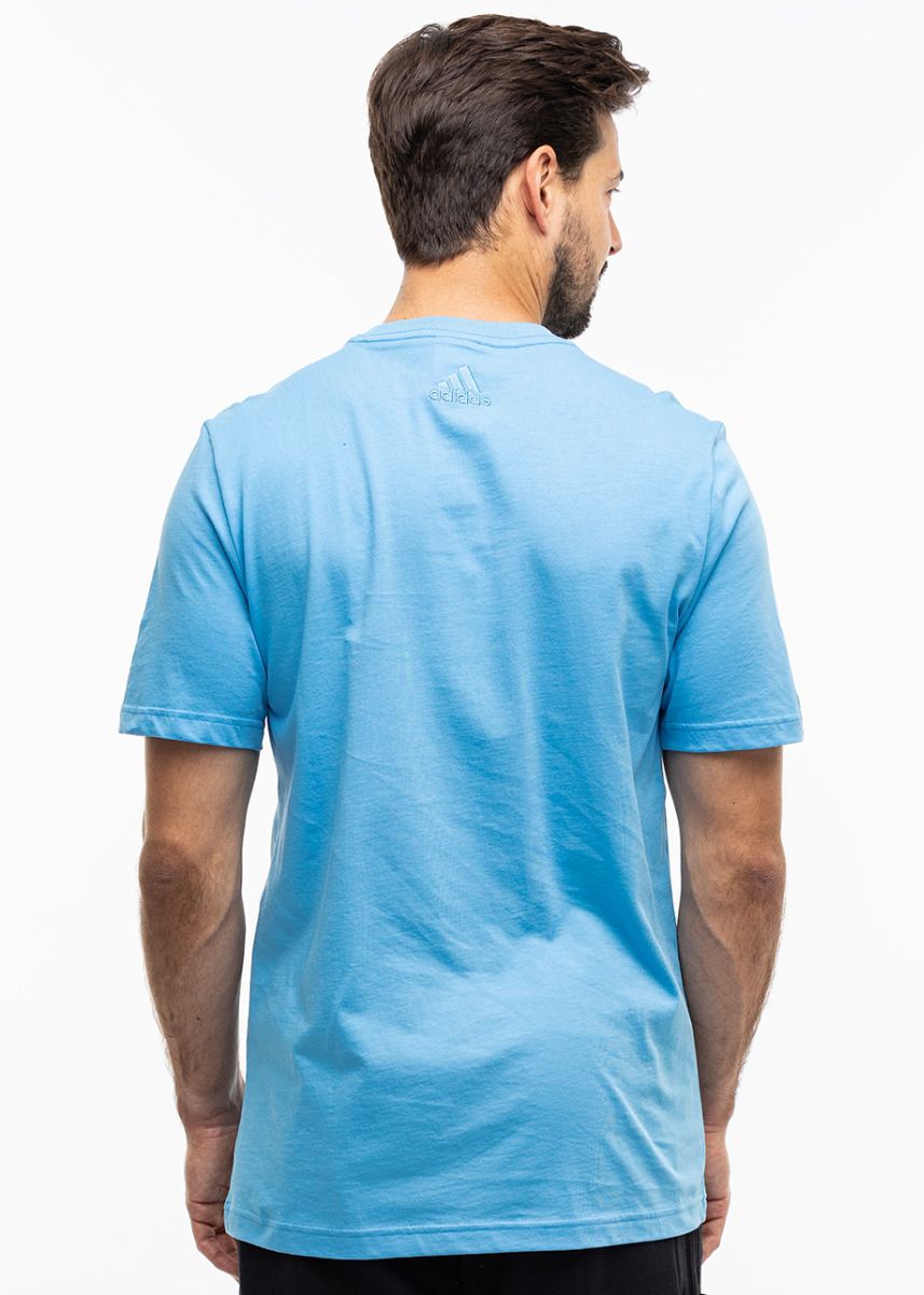 adidas Pánské tričko Essentials Single Jersey Linear Embroidered Logo Tee IS1350