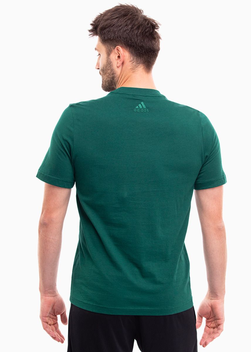 adidas Pánské tričko Essentials Single Jersey Linear Embroidered Logo Tee IJ8658