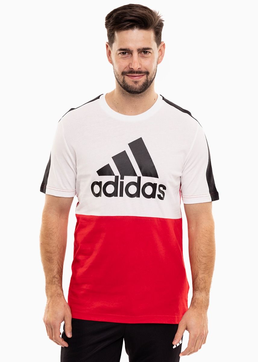 adidas Pánské Tričko Essentials Colorblock Single Jersey Tee HE4330