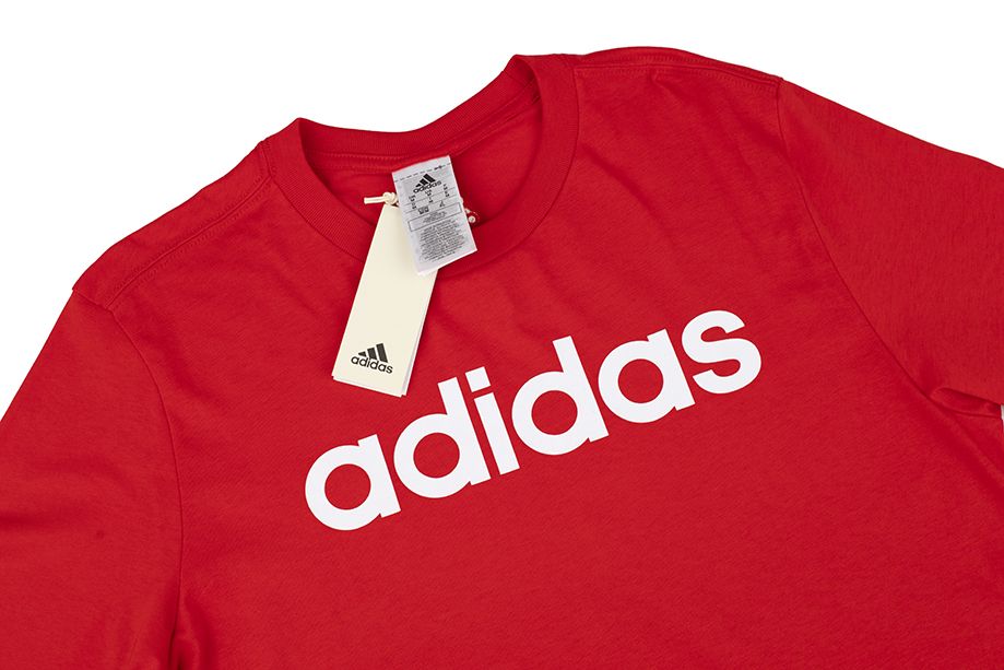 adidas Pánské tričko Essentials Single Jersey Linear Embroidered Logo Tee IC9278