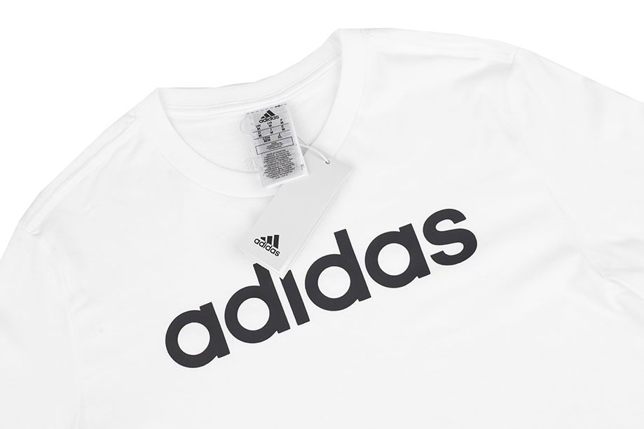 adidas Pánské tričko Essentials Single Jersey Linear Embroidered Logo Tee IC9276