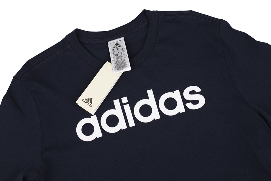 adidas Pánské tričko Essentials Single Jersey Linear Embroidered Logo Tee IC9275