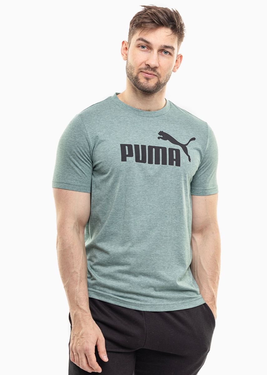 PUMA Pánské tričko Ess No.1 Logo Heathear Tee 682551 30 PUMA Pánské tričko Ess No.1 Logo Heathear Tee 682551 30