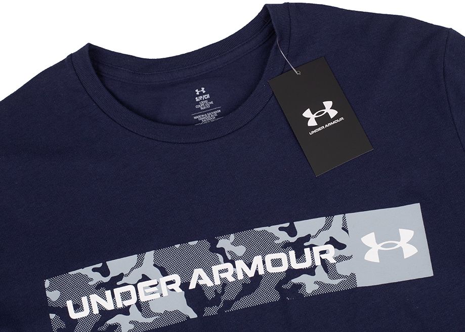 Under Armour Pánské tričko Camo Chest Stripe SS 1376830 410