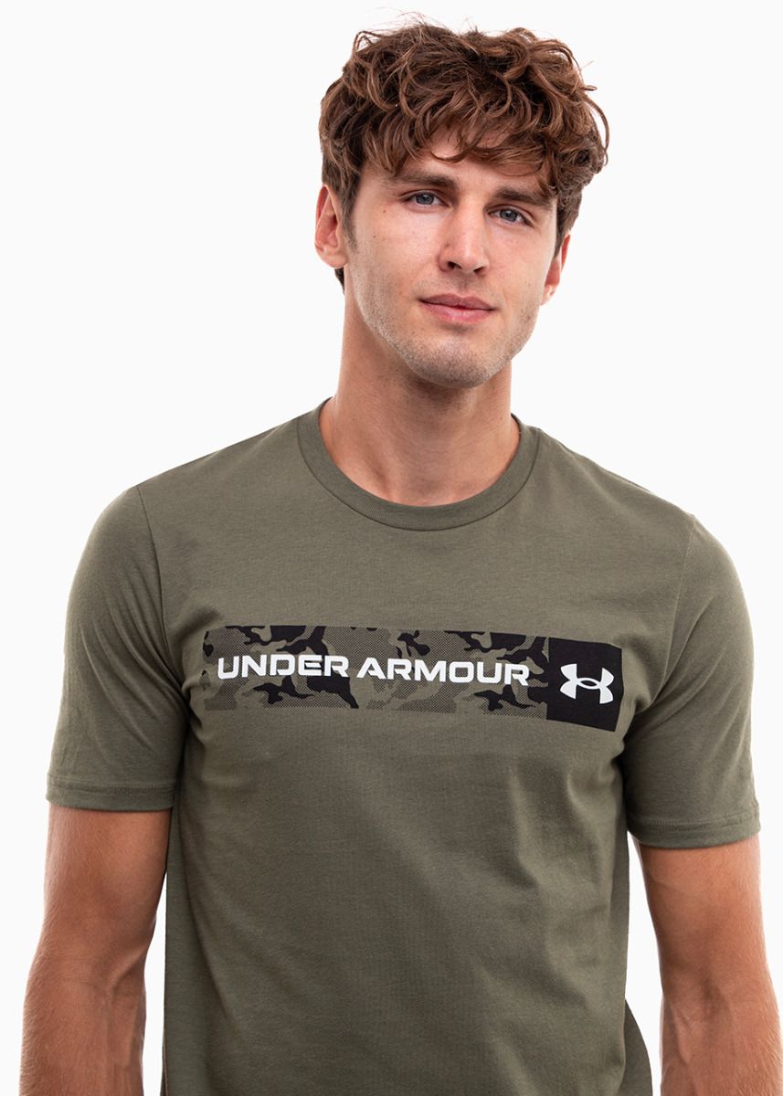 Under Armour Pánské tričko Camo Chest Stripe SS 1376830 390