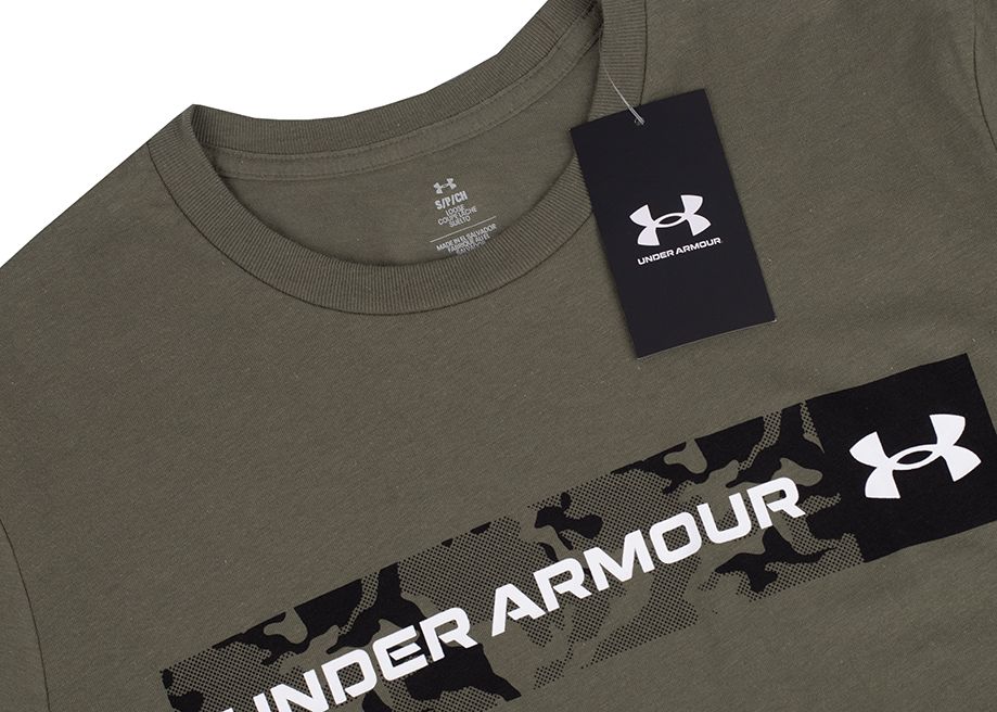 Under Armour Pánské tričko Camo Chest Stripe SS 1376830 390