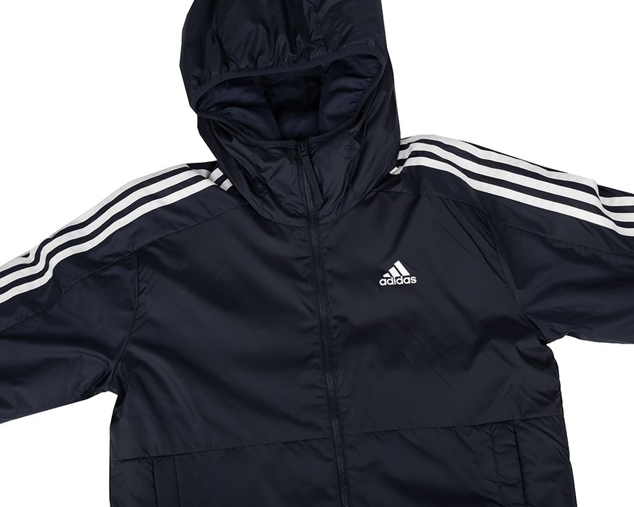 adidas Pánská bunda Essentials 3-Stripes Insulated Hooded IS1278