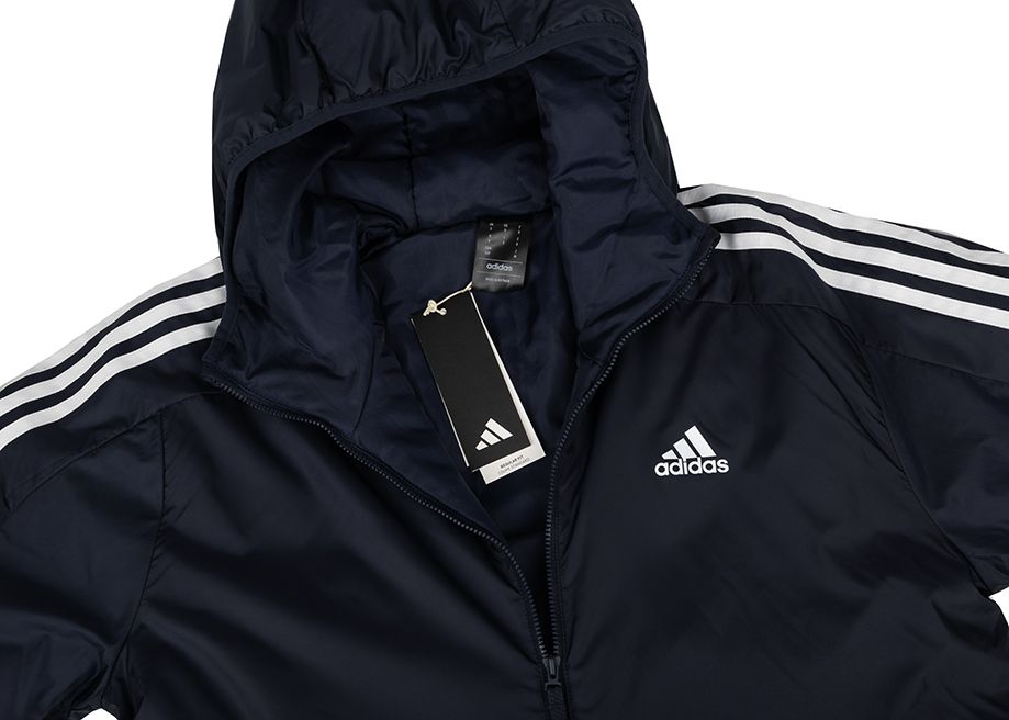 adidas Pánská bunda Essentials 3-Stripes Insulated Hooded IS1278