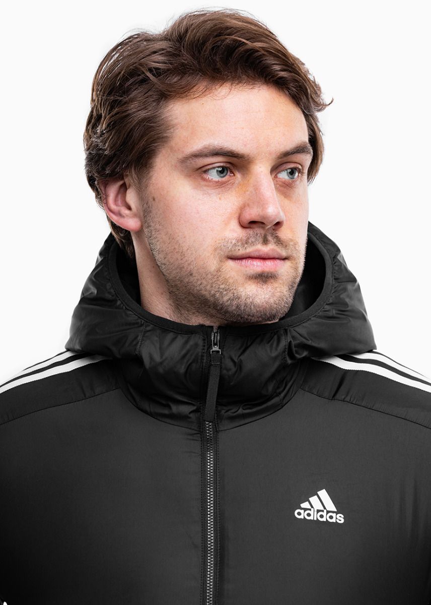 adidas Pánská bunda Essentials 3-Stripes Insulated Hooded IN7194