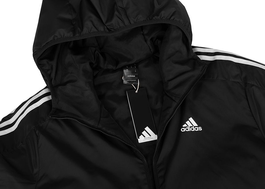 adidas Pánská bunda Essentials 3-Stripes Insulated Hooded IN7194