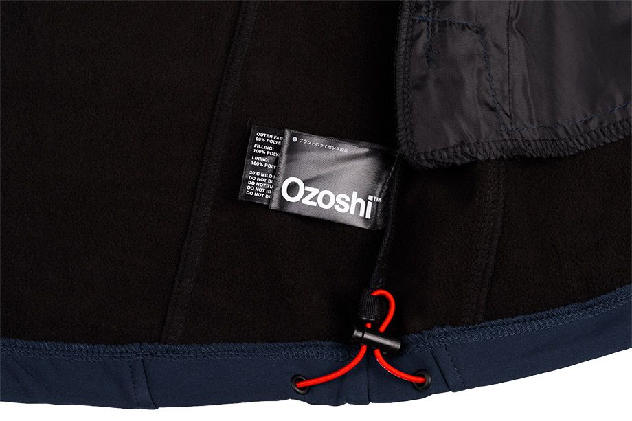 Ozoshi Pánské Bunda softshell Shimoda O21F003 Modrá