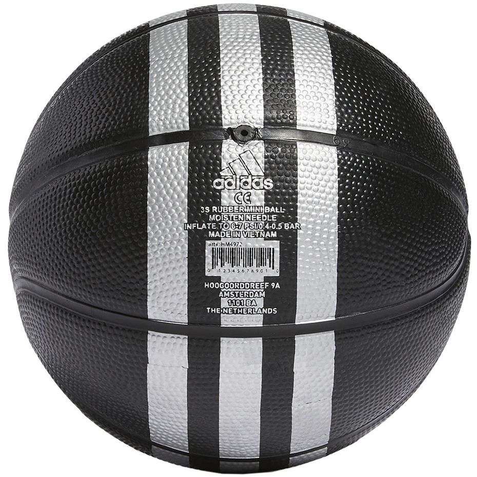 adidas Basketbalový míč 3-Stripes Rubber Mini HM4972