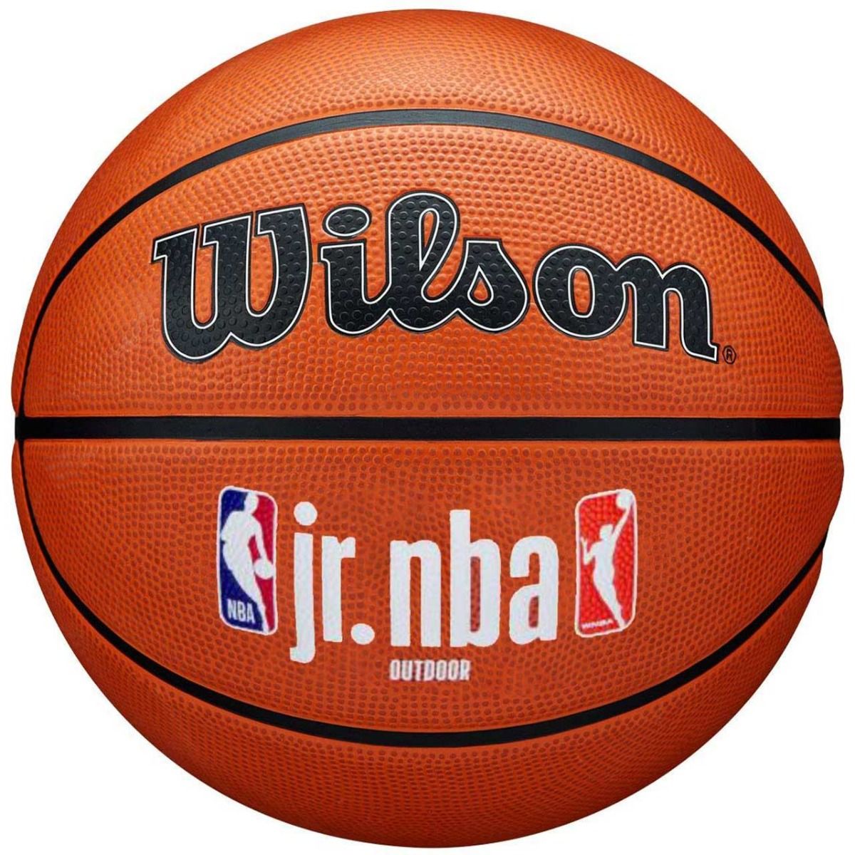 Wilson Basketbalový míč JR NBA Logo Auth Outdoor WZ3011801XB5