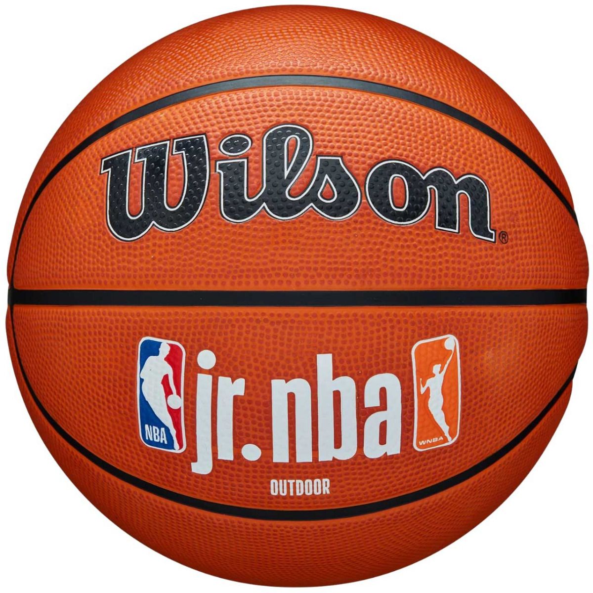 Wilson Basketbalový míč JR NBA Logo Auth Outdoor WZ3011801XB7