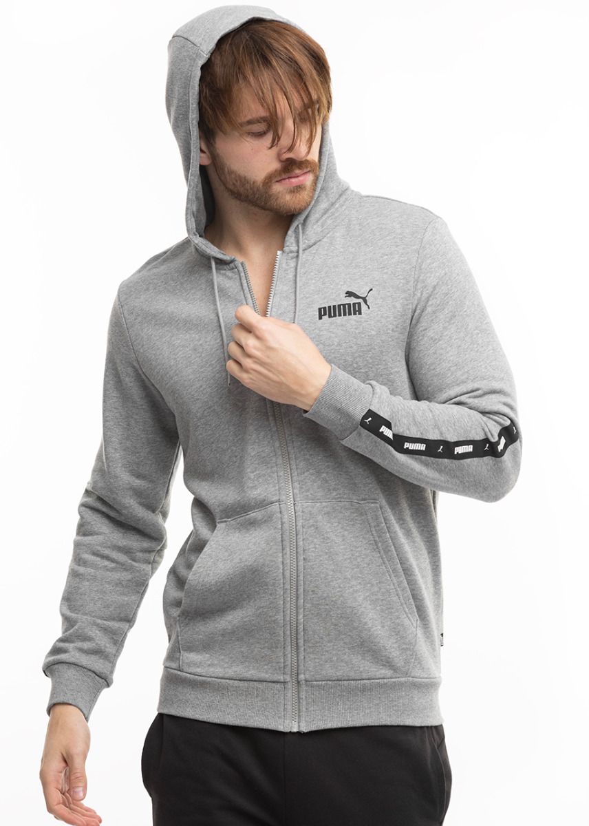 PUMA Pánská Mikina ESS+ Tape Full-Zip Hoodie TR 848768 03