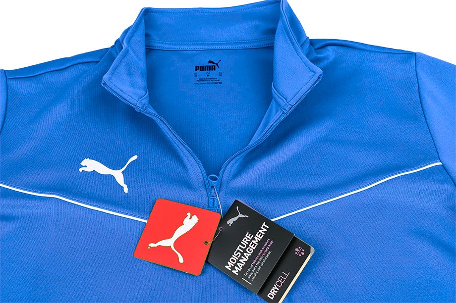 PUMA Pánské Mikina teamRISE 1/4 Zip Top 657394 02