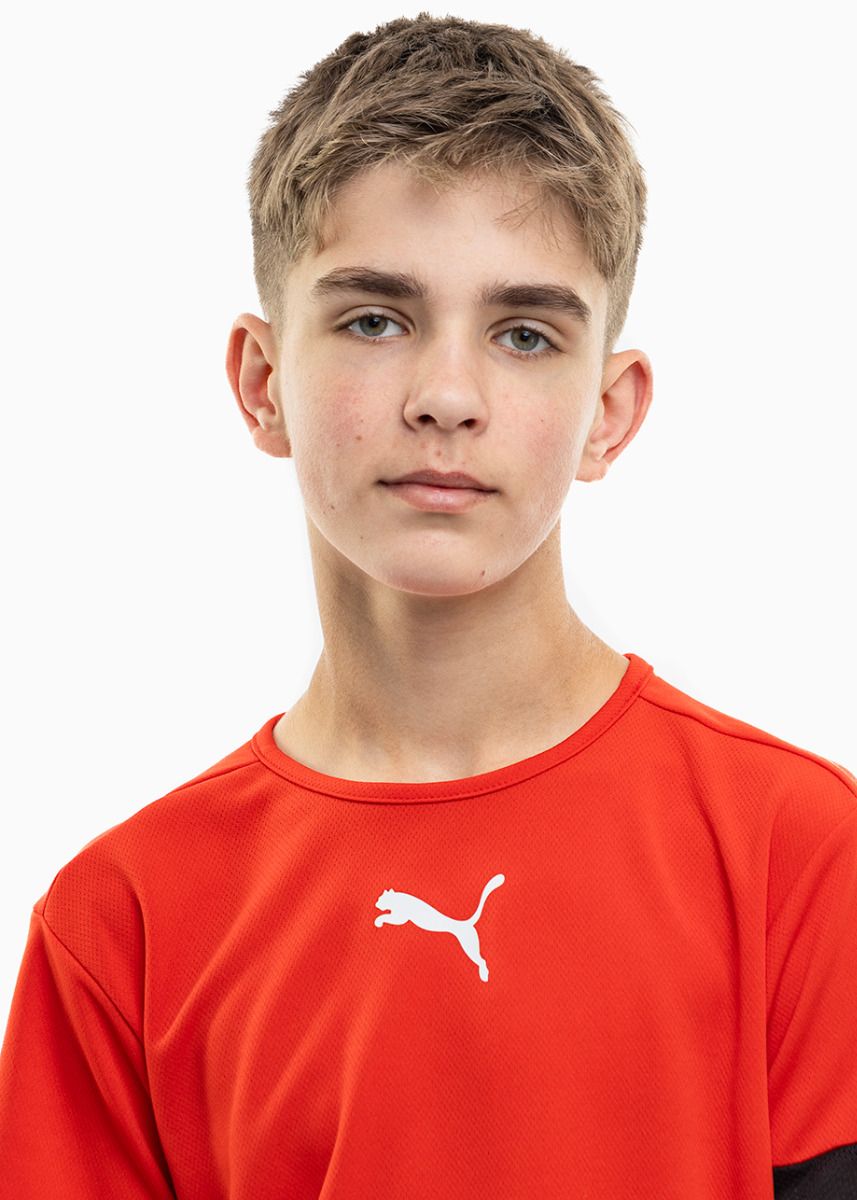 PUMA Dětský Sportovní Set Tričko Šortky teamRISE Jersey Jr 704938 01/704943 01 PUMA Dětský Sportovní Set Tričko Šortky teamRISE Jersey Jr 704938 01/704943 01