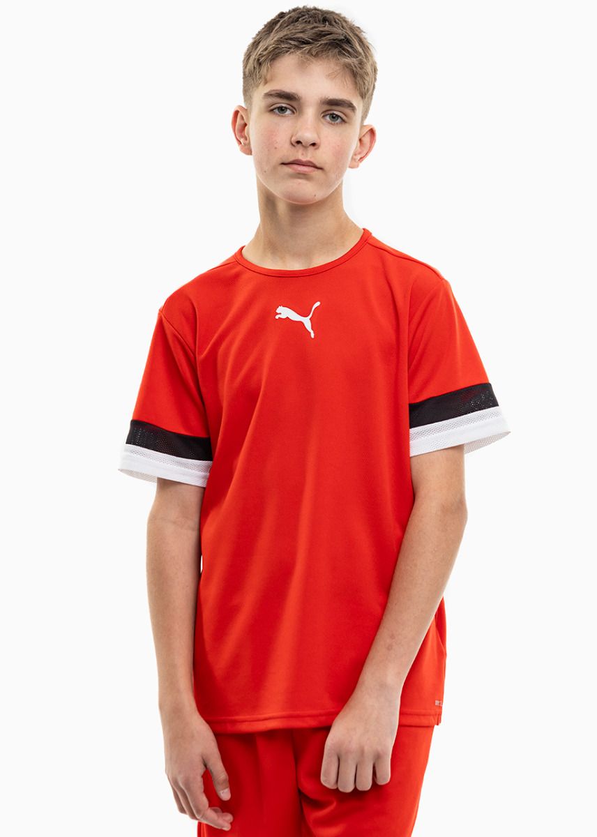 PUMA Dětský Sportovní Set Tričko Šortky teamRISE Jersey Jr 704938 01/704943 01 PUMA Dětský Sportovní Set Tričko Šortky teamRISE Jersey Jr 704938 01/704943 01