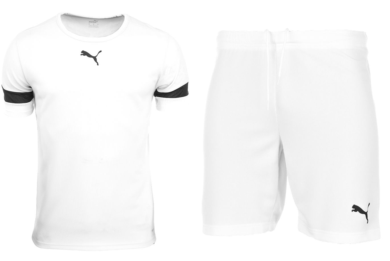 PUMA Dětský Sportovní Set Tričko Šortky teamRISE Jersey Jr 704938 04/704943 03