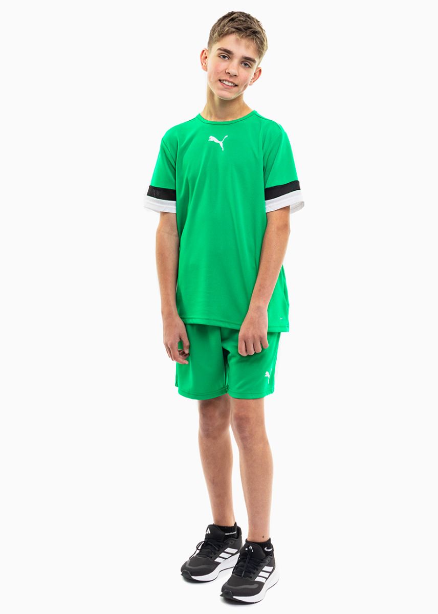 PUMA Dětský Sportovní Set Tričko Šortky teamRISE Jersey Jr 704938 05/704943 05 PUMA Dětský Sportovní Set Tričko Šortky teamRISE Jersey Jr 704938 05/704943 05