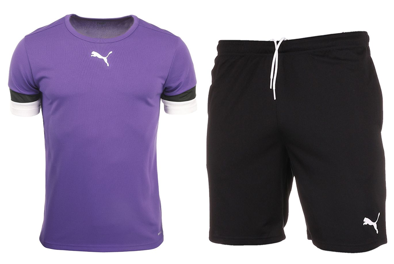 PUMA Dětský Sportovní Set Tričko Šortky teamRISE Jersey Jr 704938 10/704943 04