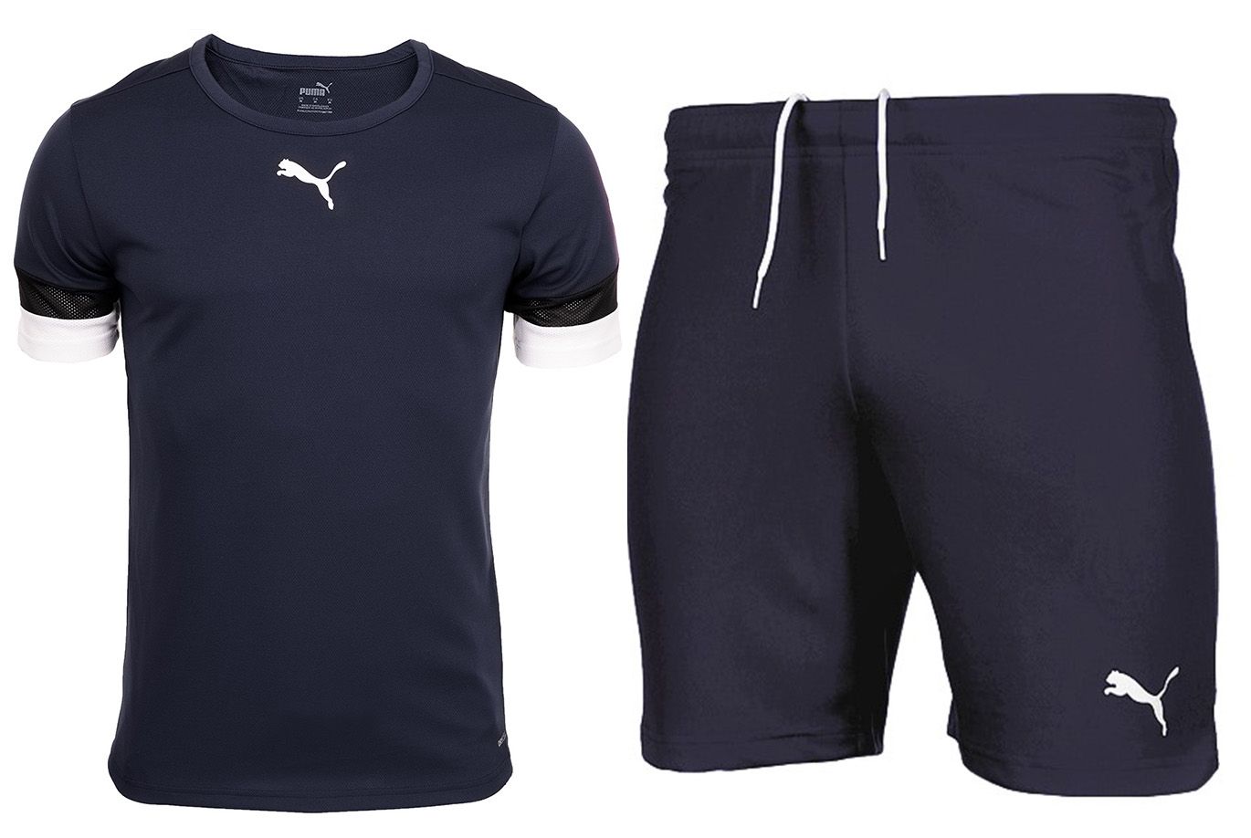 PUMA Pánský sportovní set Tričko Šortky teamRISE Jersey 704932 06/704942 06