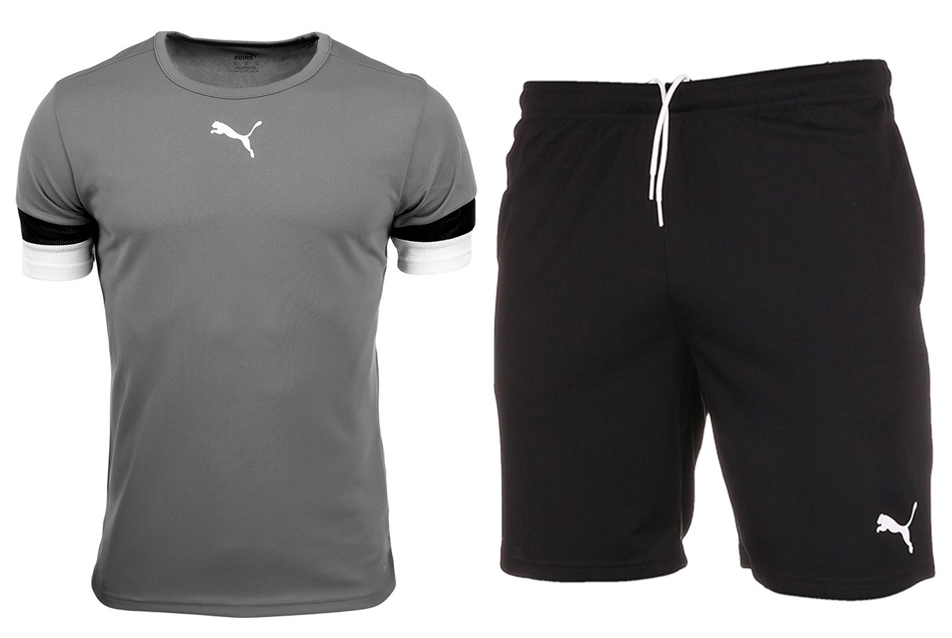 PUMA Pánský sportovní set Tričko Šortky teamRISE Jersey 704932 13/704942 04