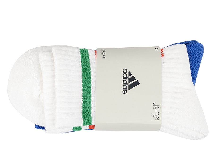 adidas Ponožky 3-Stripes Cushioned Crew Socks 3P IY8645