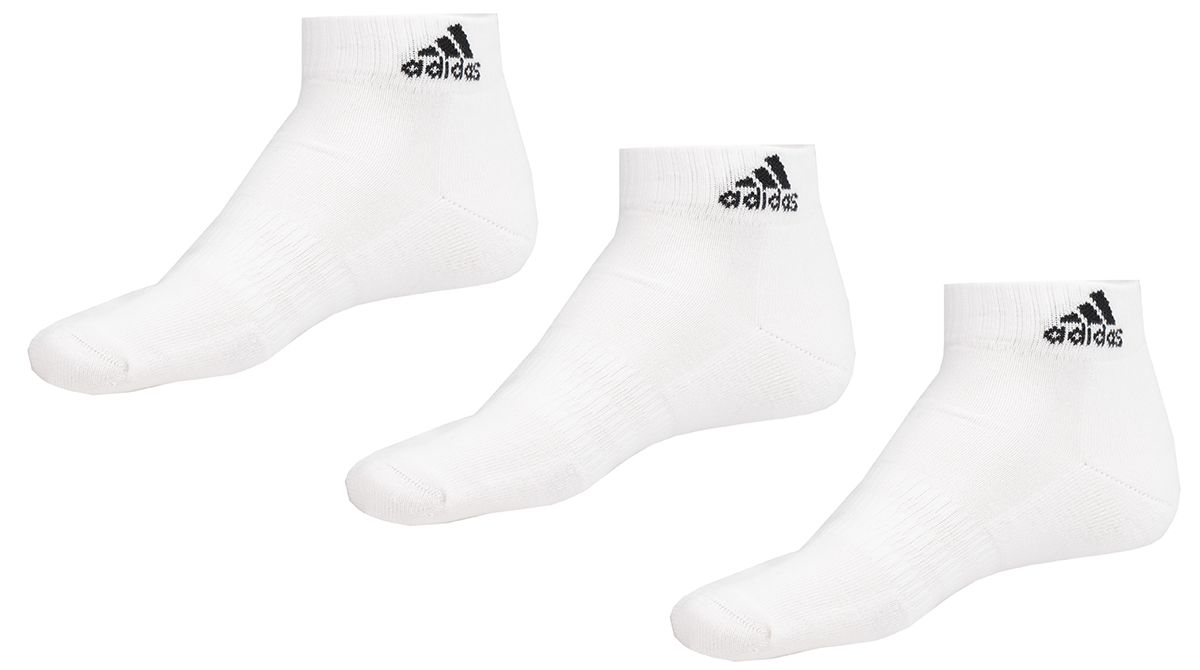 adidas Ponožky Cushioned Sportswear Ankle Socks 3P HT3441