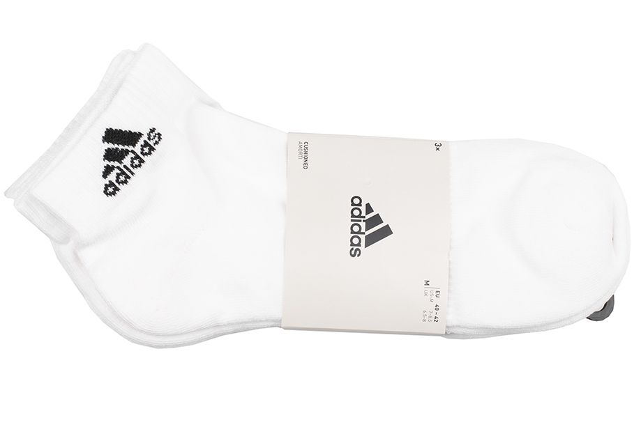 adidas Ponožky Cushioned Sportswear Ankle Socks 3P HT3441
