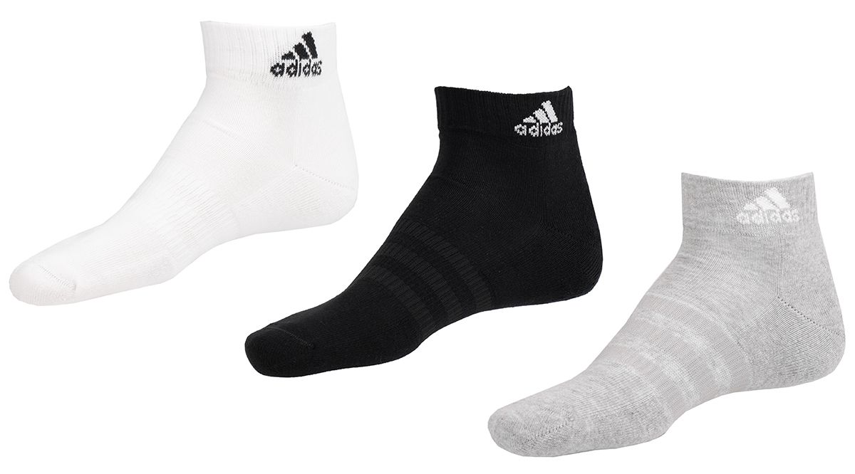 adidas Ponožky Cushioned Sportswear Ankle Socks 3P IC1281