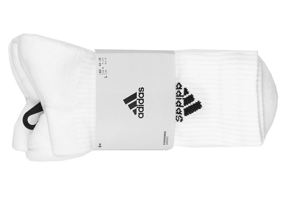 adidas Ponožky Cushioned Sportswear Crew Socks 6-Pack HT3453 adidas Ponožky Cushioned Sportswear Crew Socks 6-Pack HT3453