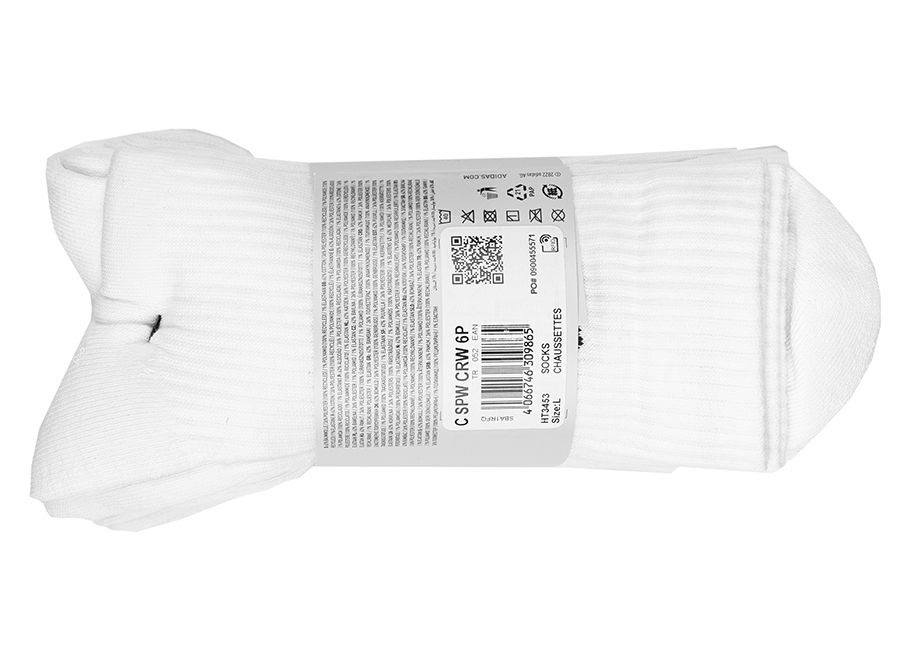 adidas Ponožky Cushioned Sportswear Crew Socks 6-Pack HT3453 adidas Ponožky Cushioned Sportswear Crew Socks 6-Pack HT3453