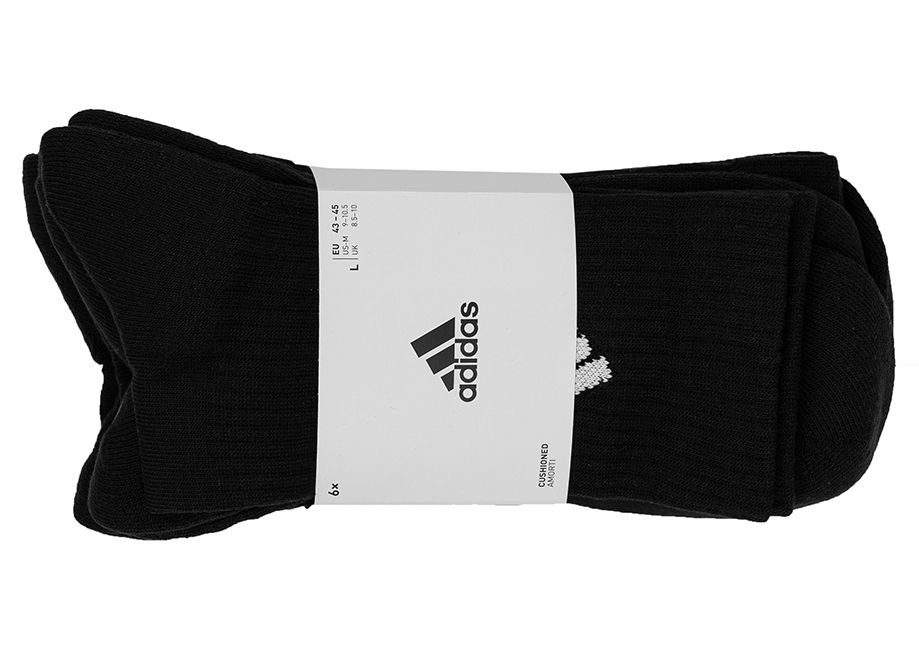 adidas Ponožky Cushioned Sportswear Crew Socks 6-Pack IC1316 adidas Ponožky Cushioned Sportswear Crew Socks 6-Pack IC1316