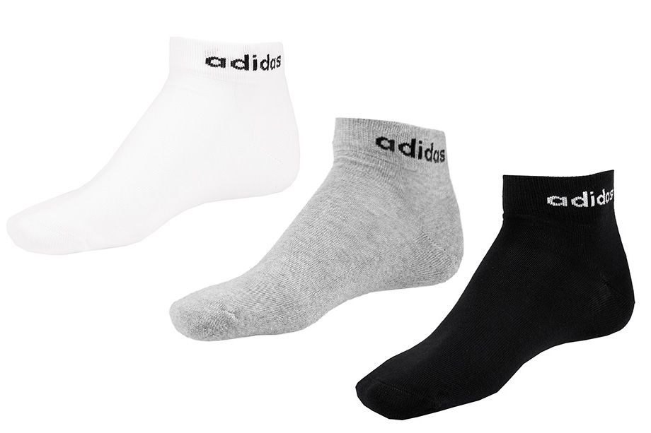 adidas Ponožky Linear Ankle Socks Cushioned Socks 3p IC1304