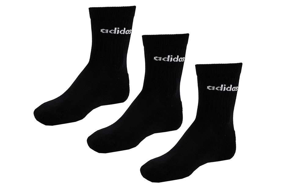 adidas Ponožky Linear Crew Cushioned Socks 3P IC1301