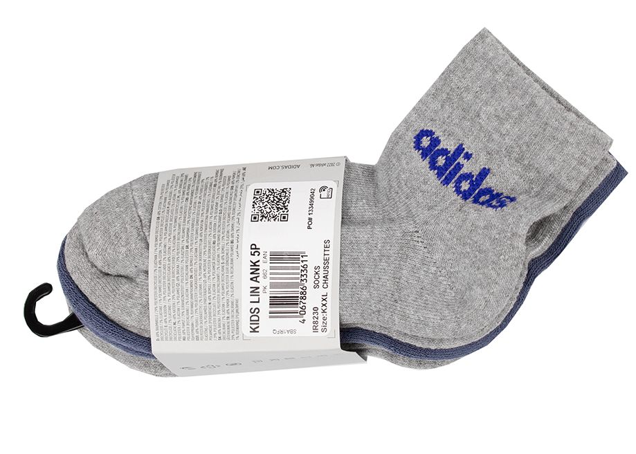 adidas Détské ponožky Linear Ankle Kids 5p IR8230