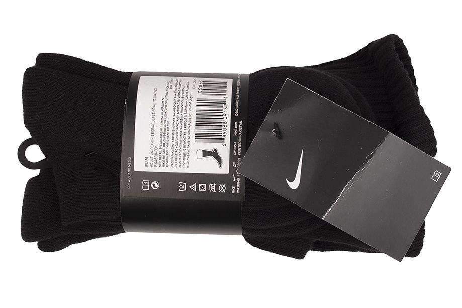 Nike Ponožky Value Cotton Crew SX4508 001 Nike Ponožky Value Cotton Crew SX4508 001