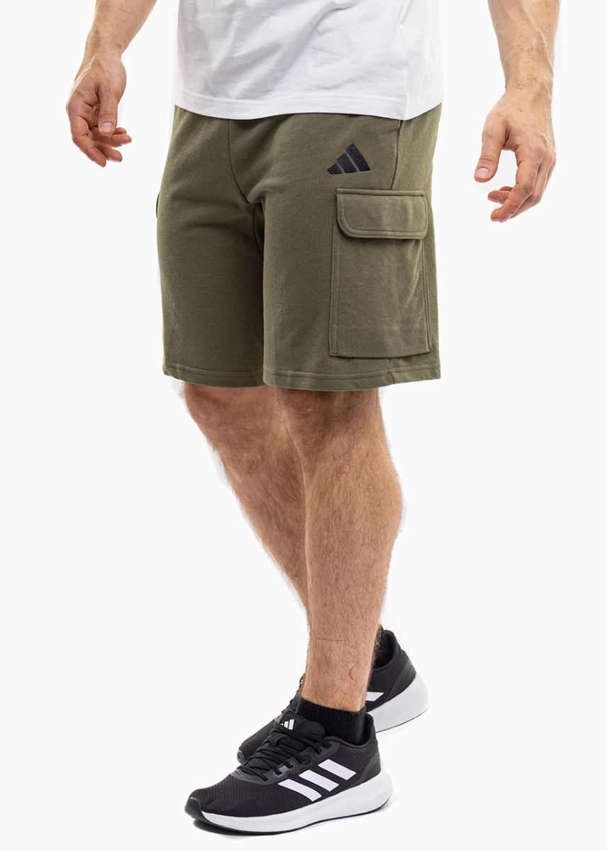 adidas Pánské kraťasy Essentials Feel Cozy French Terry Cargo JE6292 adidas Pánské kraťasy Essentials Feel Cozy French Terry Cargo JE6292