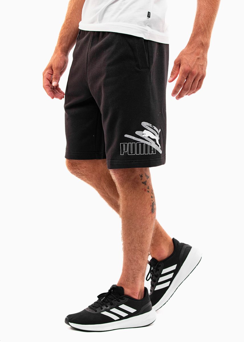 PUMA Pánské termoaktivní šortky ESS+ LOGO LAB Graphic Shorts 10 678989 01