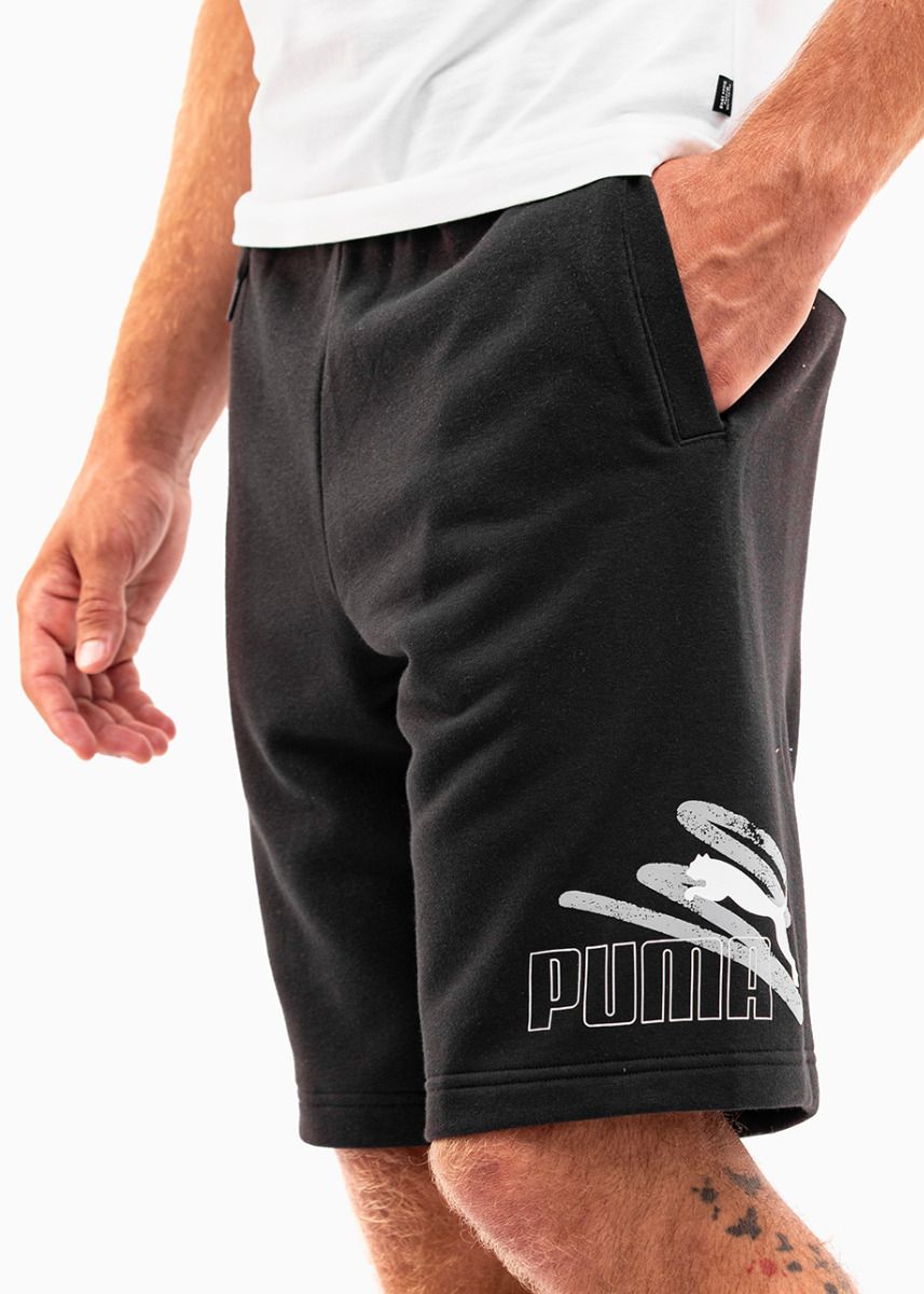 PUMA Pánské termoaktivní šortky ESS+ LOGO LAB Graphic Shorts 10 678989 01