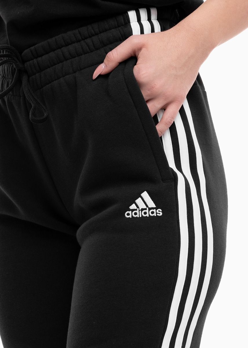 adidas Dámské kalhoty Essentials 3-Stripes Fleece Cuffed HZ5753